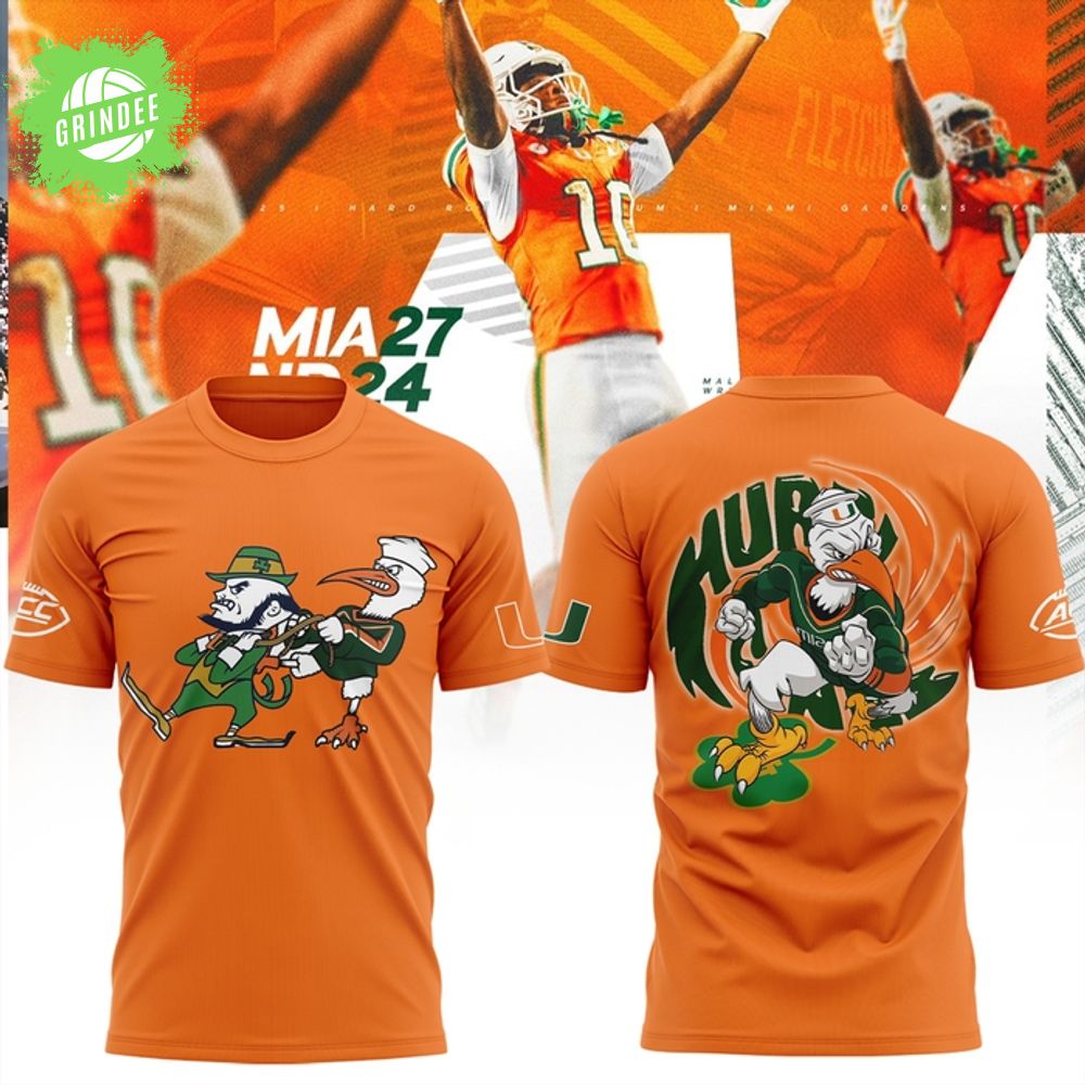 Miami Hurricanes Football 2025 Catholics vs Convicts Game Limited T-shirt Miami Hurricanes Football 2025 Catholics vs Convicts Game Limited T-shirt