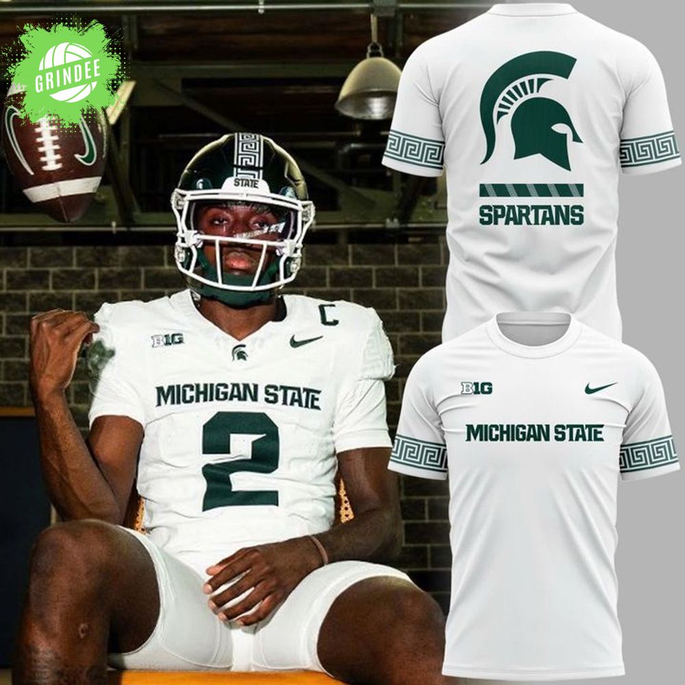 Michigan State Football 'White Out' T-Shirt - Limited Edition Michigan State Football 'White Out' T-Shirt - Limited Edition