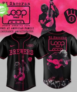 Milwaukee Brewers x Ed Sheeran — LOOP Tour 2026 Jersey North America Collection Jersey