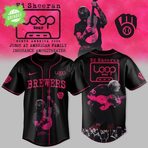 Milwaukee Brewers x Ed Sheeran — LOOP Tour 2026 Jersey North America Collection Jersey
