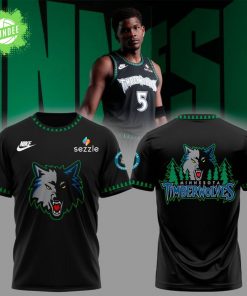 Minnesota Timberwolves Bring Back the Black Trees 2025-2026 T-Shirt