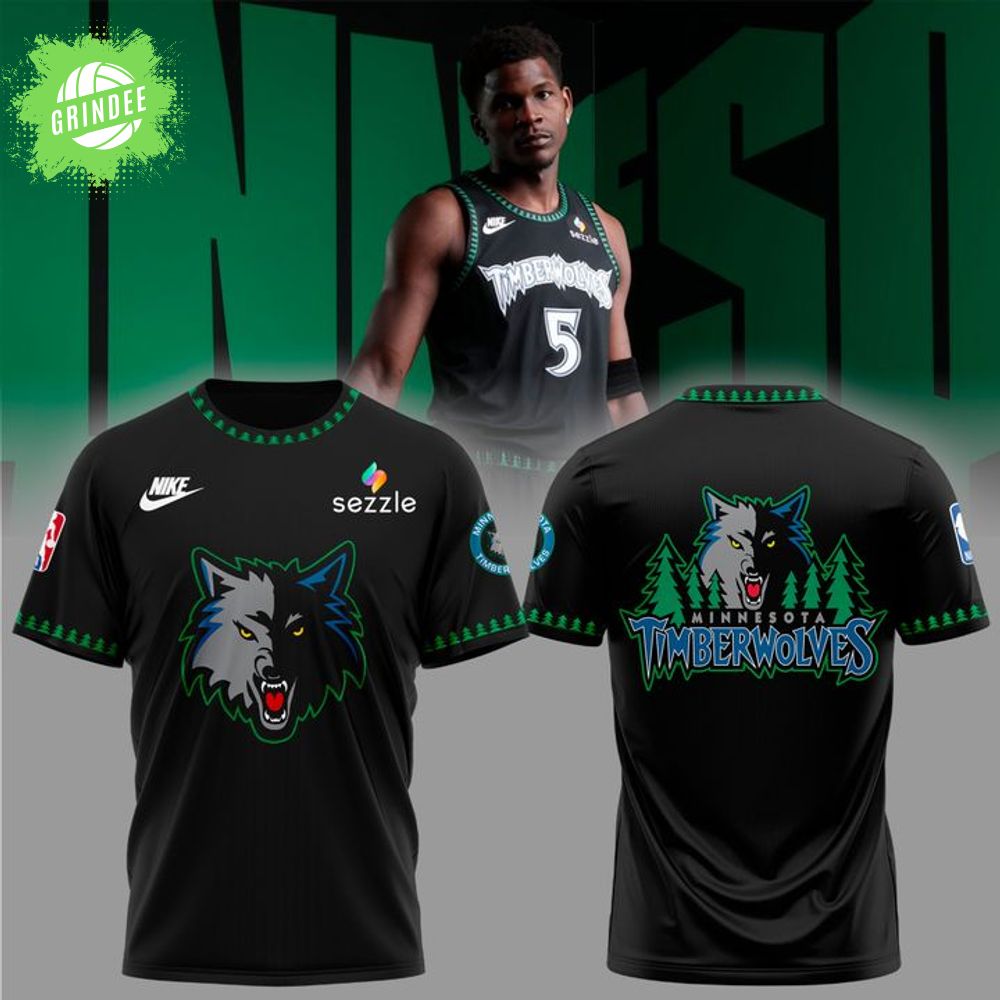 Minnesota Timberwolves Bring Back the Black Trees 2025-2026 T-Shirt Minnesota Timberwolves Bring Back the Black Trees 2025-2026 T-Shirt
