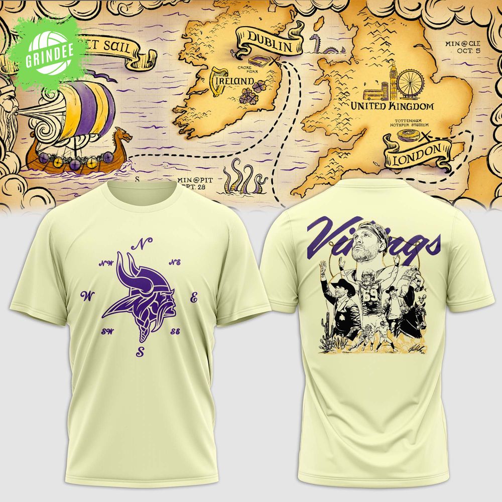 Minnesota Vikings Set Sall Collections Tshirt Minnesota Vikings Set Sall Collections Tshirt