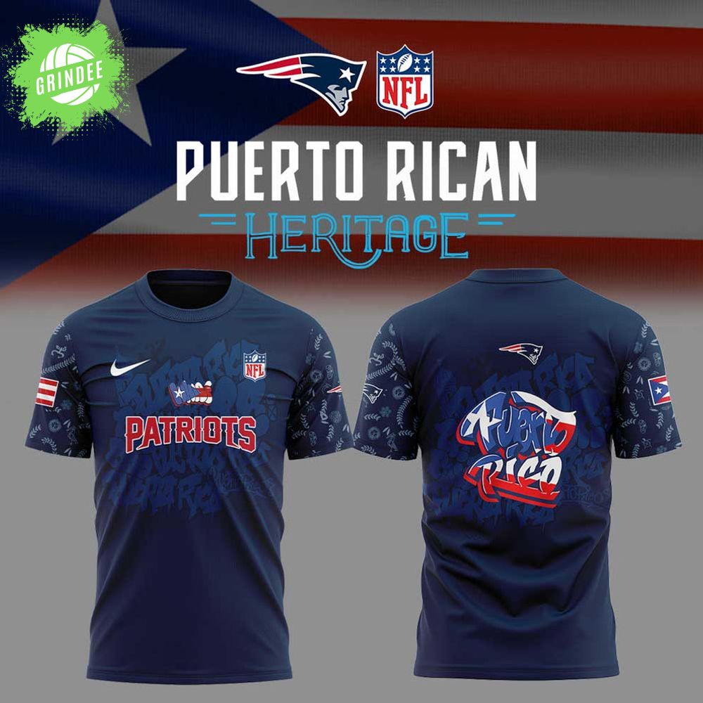 N.E Patriots Puerto Rican Heritage Combo Shirt N.E Patriots Puerto Rican Heritage Combo Shirt