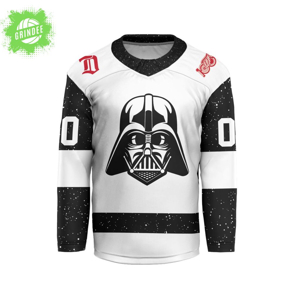 NHL Detroit Red Wings Personalized 2025/26 Star Wars Hockey Jersey Design NHL Detroit Red Wings Personalized 2025/26 Star Wars Hockey Jersey Design