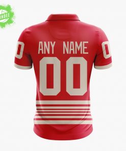 NHL Detroit Red Wings Personalized Centennial Polo Design