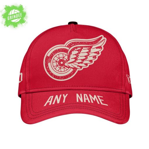 NHL Detroit Red Wings Personalized Name Centennial Classic Cap Design