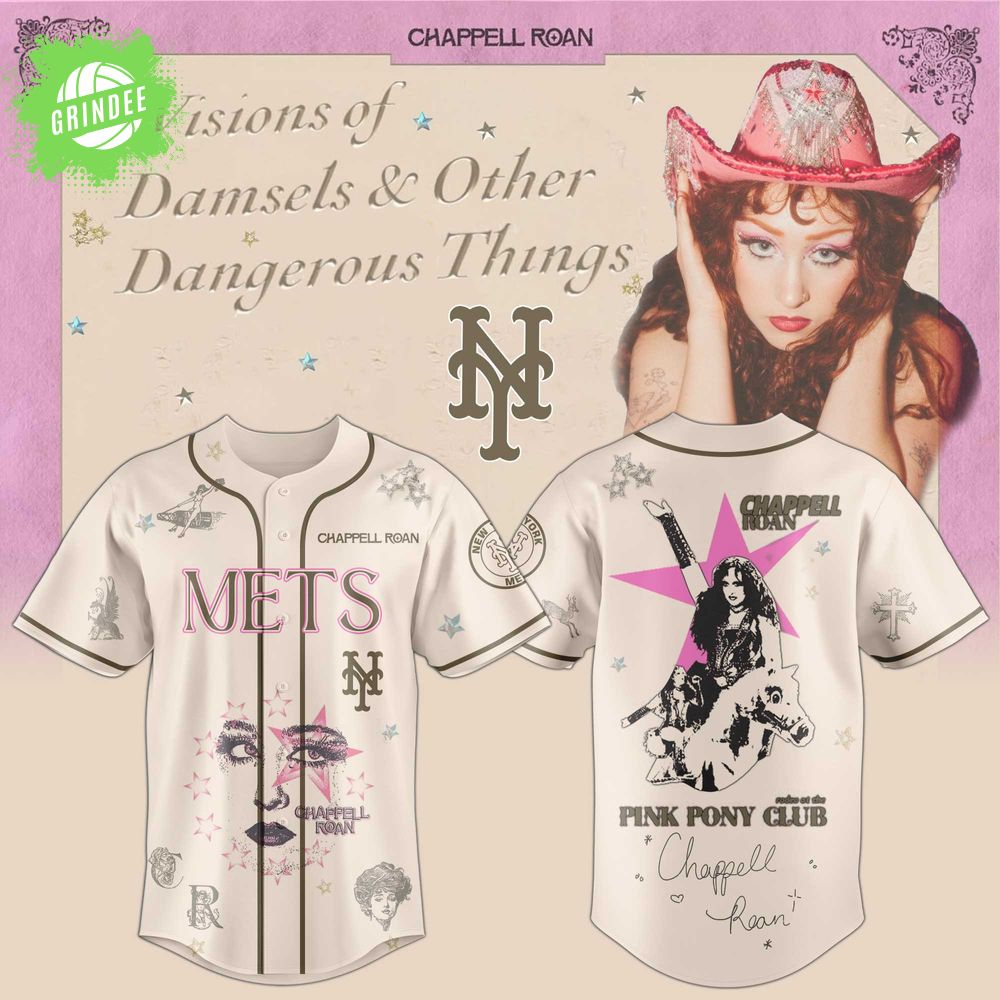 NYM x Chappell Roan: Visions of Damsels & Other Dangerous Things Tour Limited Edition Jersey 2025 NYM x Chappell Roan: Visions of Damsels & Other Dangerous Things Tour Limited Edition Jersey 2025