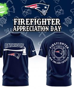 New England Patriots Firefighter Appreciation Day Tshirt