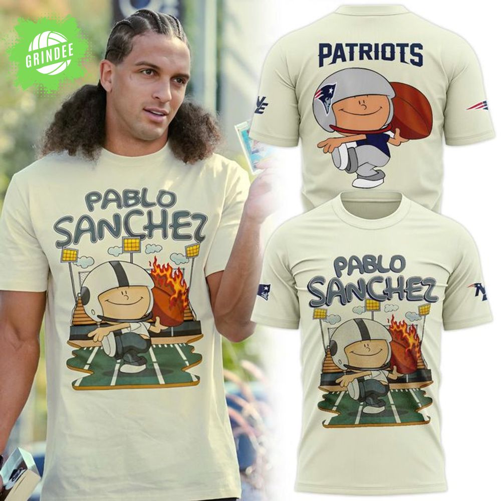 New England Patriots GOAT Pablo Sanchez T-shirt New England Patriots GOAT Pablo Sanchez T-shirt
