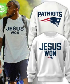 New England Patriots “Jesus Won” Sweatshirt