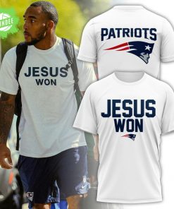 New England Patriots “Jesus Won” Tshirt