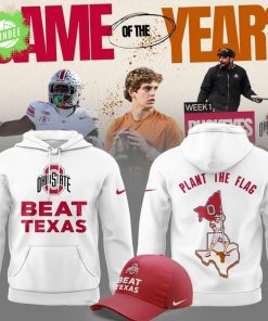 Ohio State Buckeyes Beat Texas Longhorns Plant The Flag White Hoodie