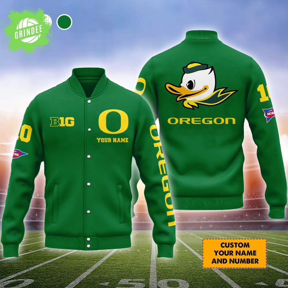 Oregon Duck Baseball Jacket Oregon Duck Baseball Jacket