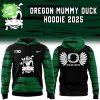 Oregon Ducks Mummy Mode White Hoodie 2025 Oregon Ducks Mummy Mode White Hoodie 2025