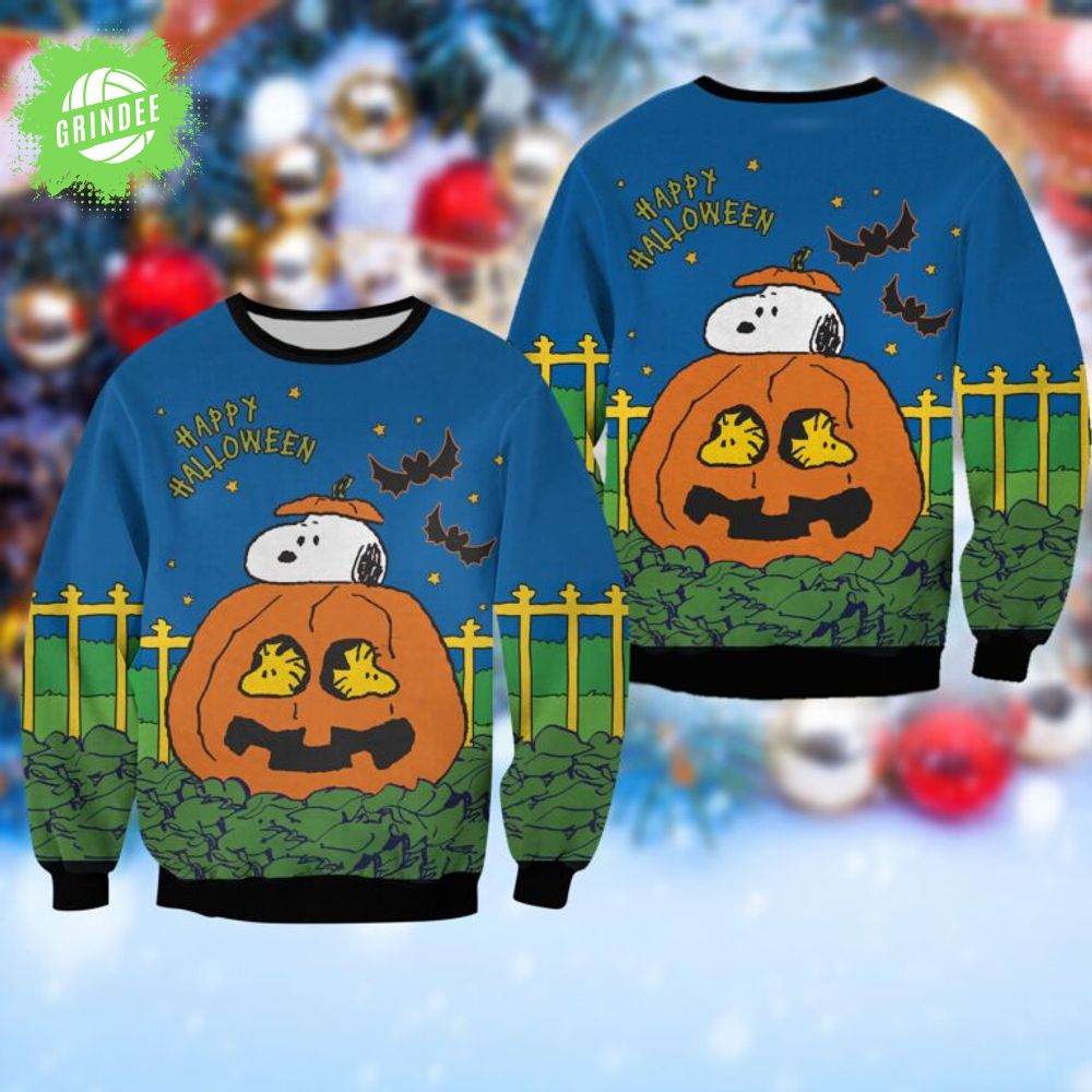 Peanuts Happy Halloween Unisex Sweatshirt Peanuts Happy Halloween Unisex Sweatshirt