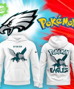 Philadelphia Eagles x Pokemon 2025 Hoodie (White)