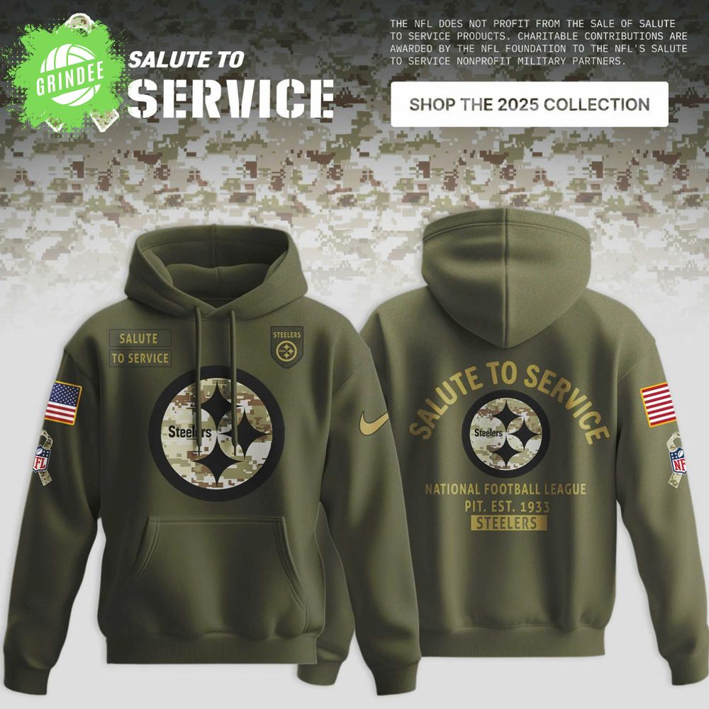 Pittsburgh Steelers 2025 NFL Salute to Service Limited Hoodie Pittsburgh Steelers 2025 NFL Salute to Service Limited Hoodie