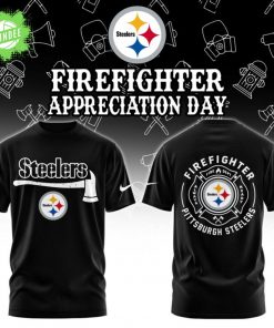 Pittsburgh Steelers Firefighter Appreciation Day Tshirt