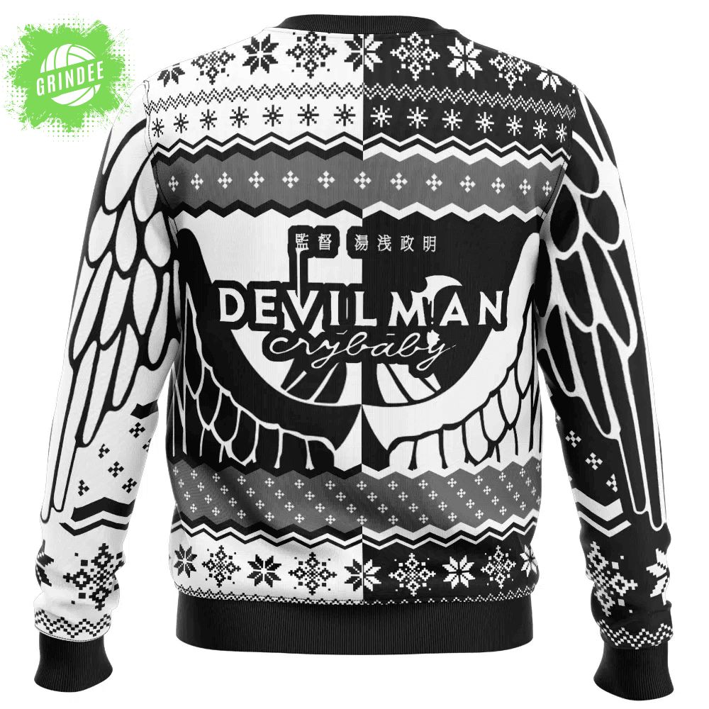 Rival Devilman Crybaby Ugly Christmas Sweaters Rival Devilman Crybaby Ugly Christmas Sweaters