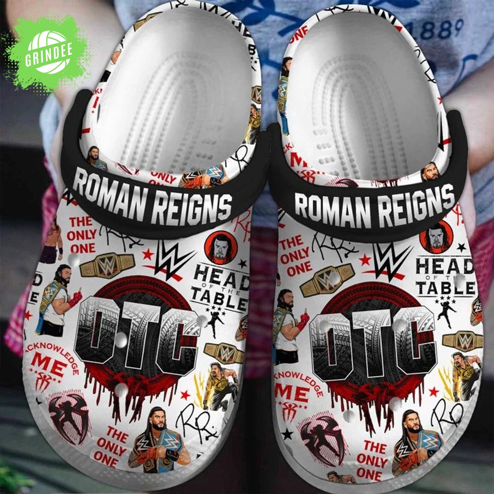 Roman Reigns Crocs Crocband Clogs Shoes Comfortable For Men Women and Kids Roman Reigns Crocs Crocband Clogs Shoes Comfortable For Men Women and Kids