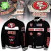 San Francisco 49ers 1946 NFC West Special Bomber Jacket – Eggshell-Red San Francisco 49ers 1946 NFC West Special Bomber Jacket – Eggshell-Red