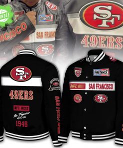 San Francisco 49ers 1946 NFC West Special Bomber Jacket – Black