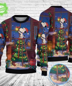 Snoopy Christmas Knitted Sweater