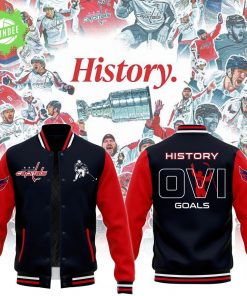 Special Edition Alexander Ovechkin Baseball Jacket(V1) 2025