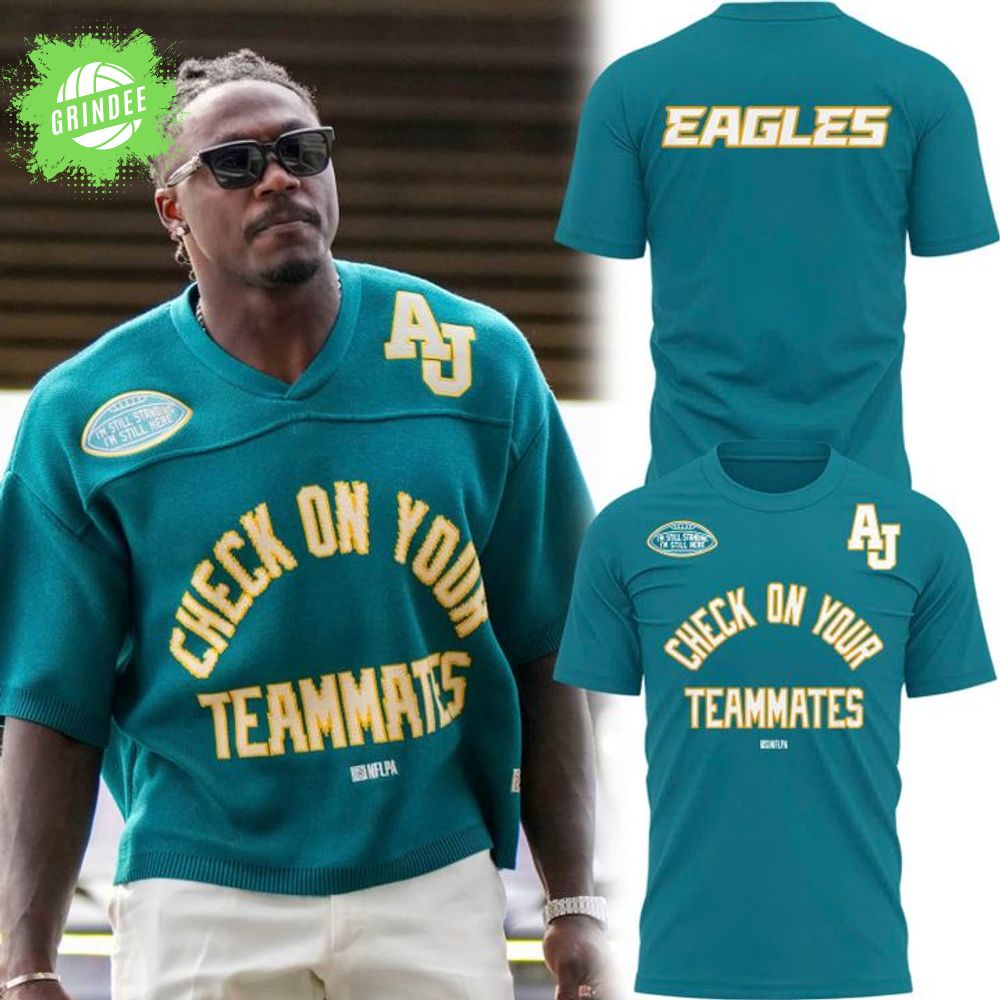 Special Edition Check On Your Teammates T-shirt Special Edition Check On Your Teammates T-shirt