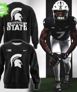 Special New Black Michigan State Spartans Alternate Uniform Sweat