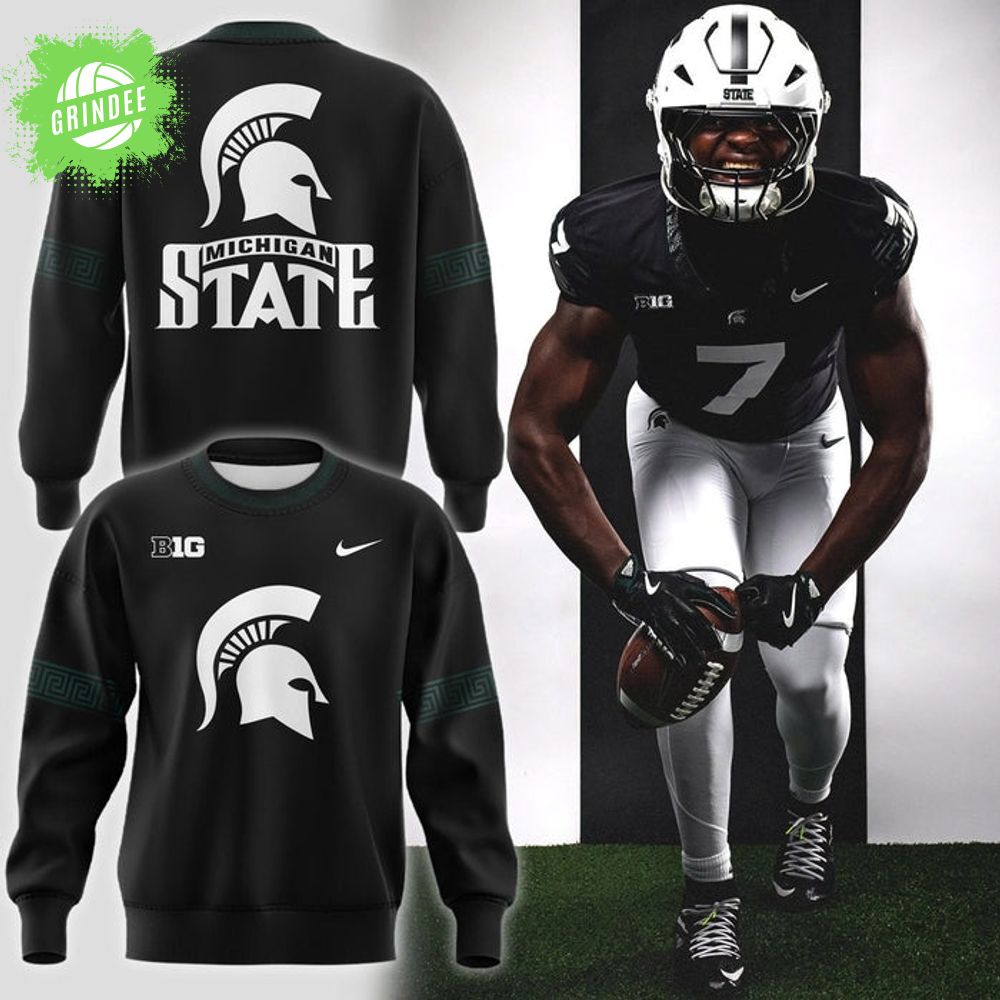 Special New Black Michigan State Spartans Alternate Uniform Sweat Special New Black Michigan State Spartans Alternate Uniform Sweat