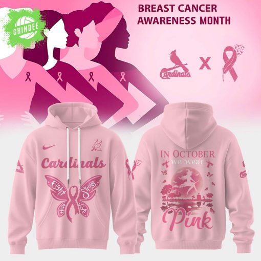 St. Louis Cardinals x Breast Cancer Awareness Month Hoodie Collection 2025