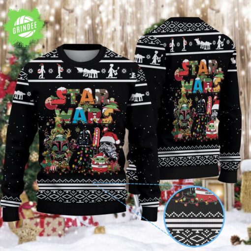Star Wars Christmas Knitted Sweater