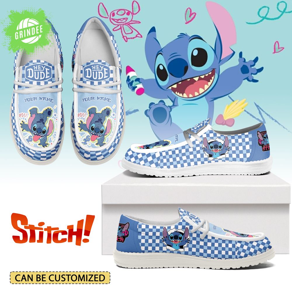 Stitch Personalized Hey Dude Shoes For Men And Women Stitch Personalized Hey Dude Shoes For Men And Women