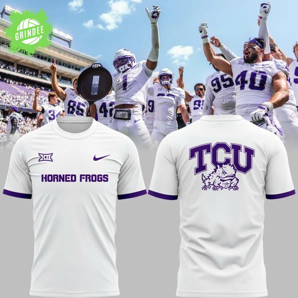 TCU Horned Frogs Football 'White Out' T-shirt - Limited Edition TCU Horned Frogs Football 'White Out' T-shirt - Limited Edition