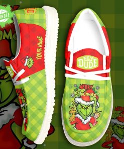 The Grinch Personalized Hey Dude Shoes For Men And Women The Grinch Personalized Hey Dude Shoes For Men And Women