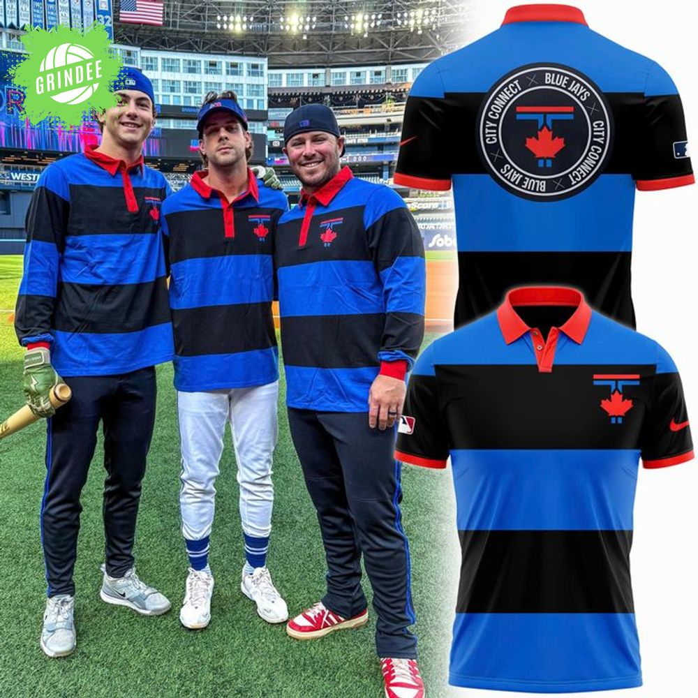 Toronto Blue Jays City Connect Rugby Polo Shirt 2025 Toronto Blue Jays City Connect Rugby Polo Shirt 2025