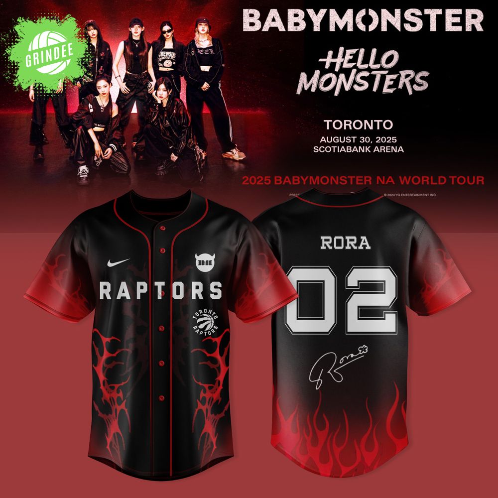 Toronto Raptors X BABYMONSTER: Rora Limited Merch Toronto Raptors X BABYMONSTER: Rora Limited Merch