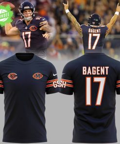 Tyson Bagent Number 17 Chicago Bears NFL Tshirt