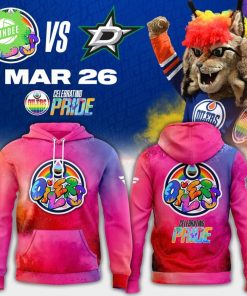 Unisex’s Edmonton Oilers Navy Team Pride Logo Hoodie