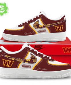 Washington Commanders Personalized AF1 Shoes