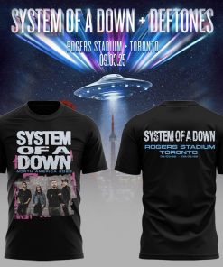 Limited Edition SOAD Tour 2025 Black Tshirt