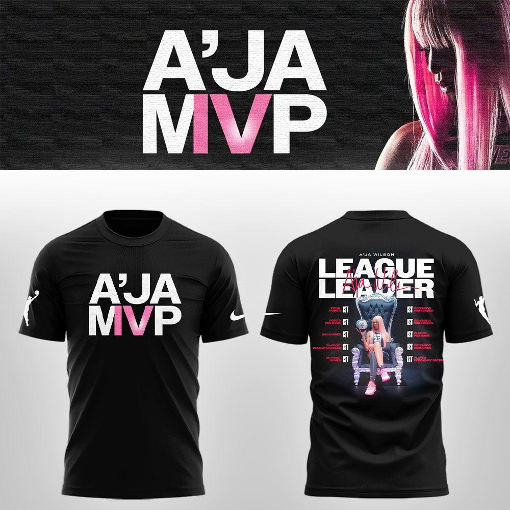 Limited Edition LV Aces x A’JA MVP 2025 Tshirt Limited Edition LV Aces x A’JA MVP 2025 Tshirt