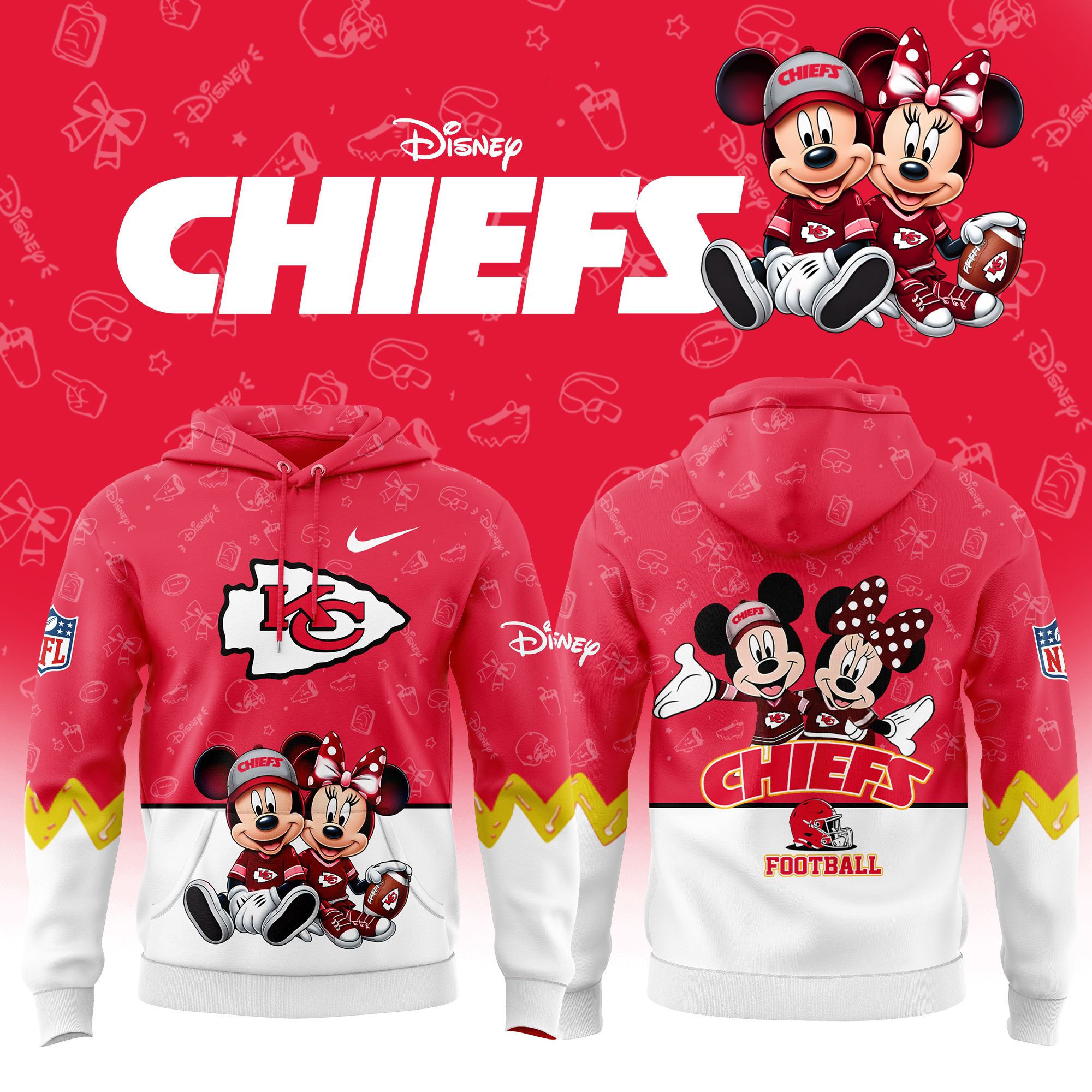 2025 Kansas City X Mickey Hoodie 2025 Kansas City X Mickey Hoodie