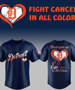 Limited Edition Tigers Baseball Fight Cancer Night Jersey
