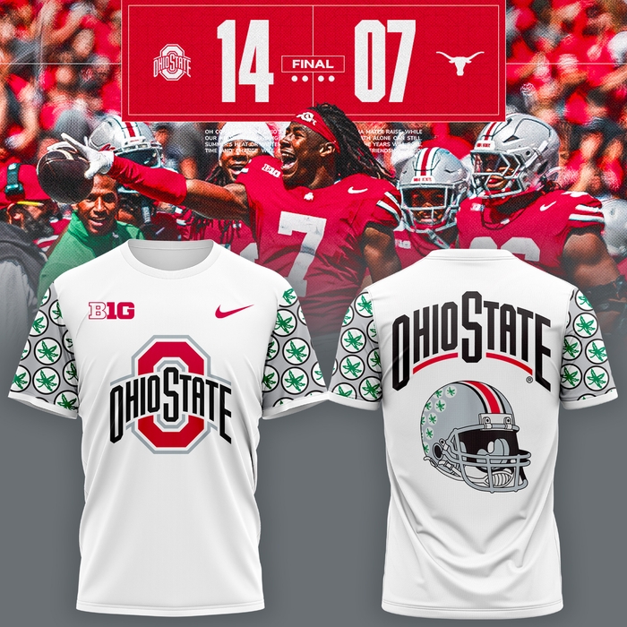 Ohio State Buckeyes Nike 2025 Limited T-Shirt - White Ohio State Buckeyes Nike 2025 Limited T-Shirt - White