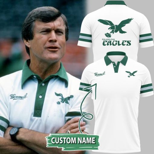 Special New Head Coach Dick Vermeil Polo Shirt Custom Name