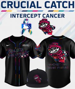 Rocket City Trash Pandas Crucial Catch Intercept Cancer 2025 Jersey