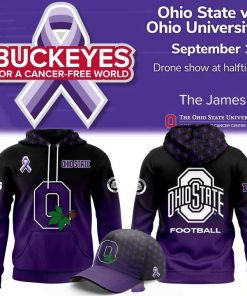 Ohio State Buckeyes For a Cancer-Free World Hoodie